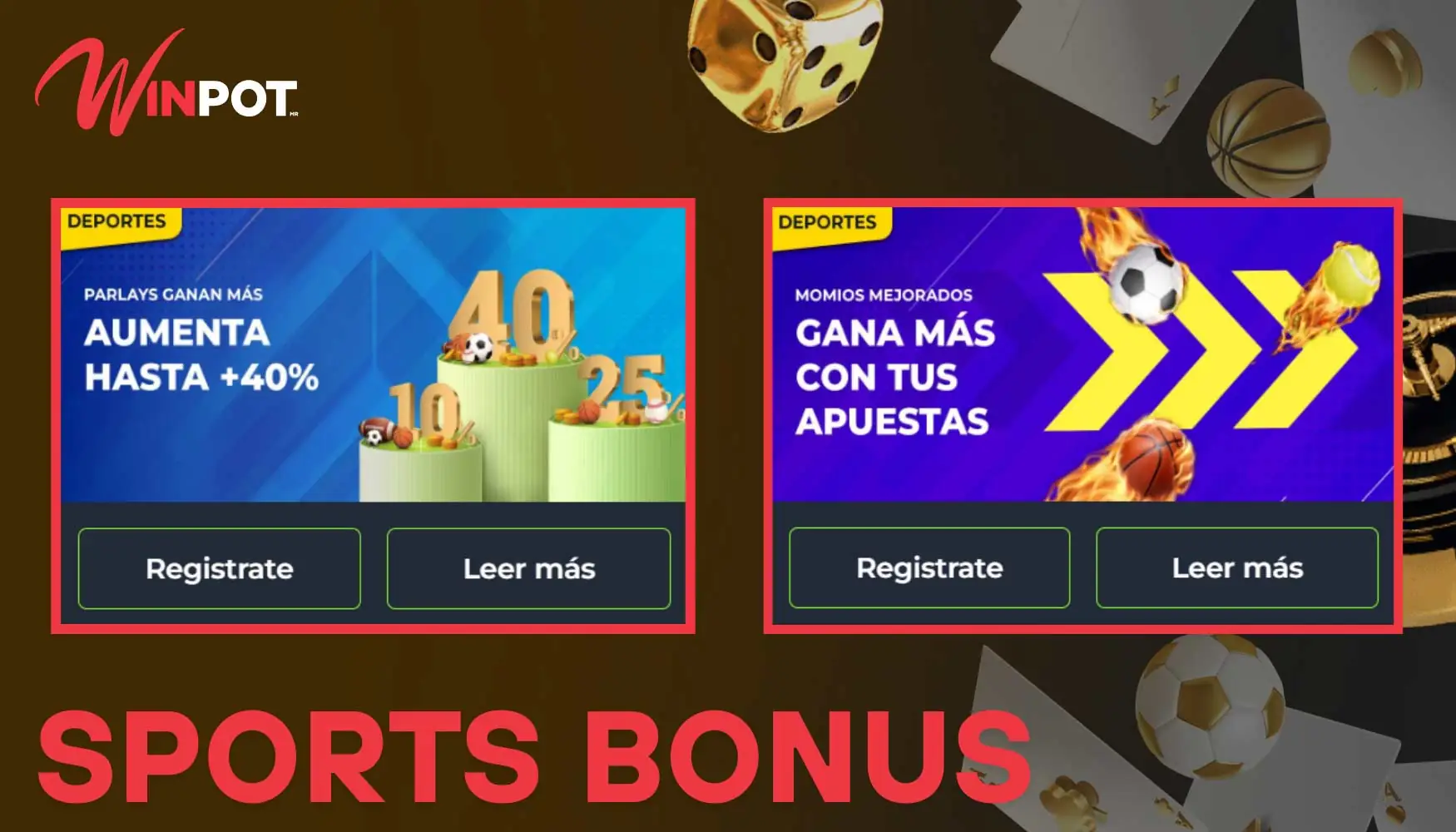 Winpot ofrece un Sports Bonus