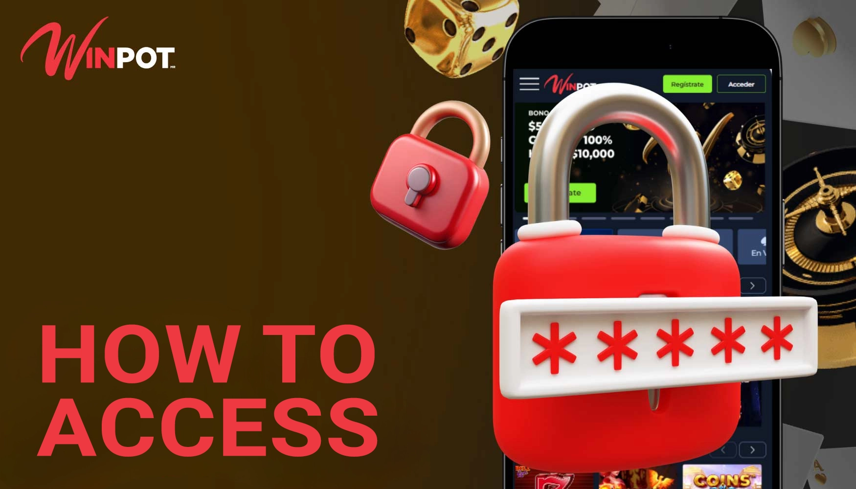 Winpot on your mobile device